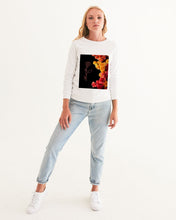 Load image into Gallery viewer, Fall Roses-Black Women&#39;s Graphic Sweatshirt
