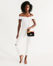Load image into Gallery viewer, Fall Roses-Black Small Shoulder Bag
