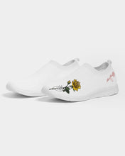 Load image into Gallery viewer, Fall Roses White Women&#39;s Slip-On Flyknit Shoe
