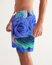 Load image into Gallery viewer, Blooming in Blue Men&#39;s Swim Trunk
