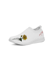 Load image into Gallery viewer, Fall Roses White Women&#39;s Slip-On Flyknit Shoe
