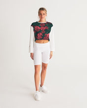 Load image into Gallery viewer, La Colora Women&#39;s Cropped Sweatshirt
