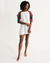 Load image into Gallery viewer, La Colora Women&#39;s Open Shoulder A-Line Dress
