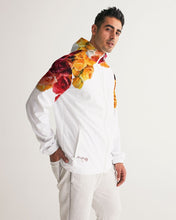 Load image into Gallery viewer, Fall Roses White Men&#39;s Windbreaker
