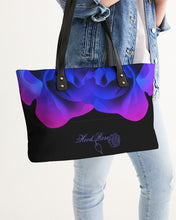 Load image into Gallery viewer, Blue&amp;Purple Rose Stylish Tote
