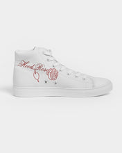 Load image into Gallery viewer, Fall Roses White Women&#39;s Hightop Canvas Shoe
