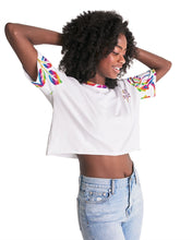Load image into Gallery viewer, LIMITED EDITION* Pride Rose 2021 Women&#39;s Lounge Cropped Tee
