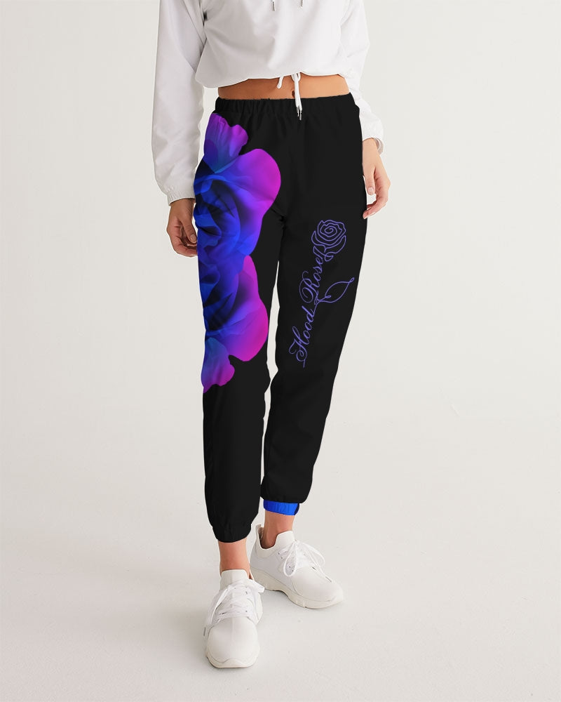 Blue&Purple Rose Women's Track Pants