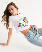 Load image into Gallery viewer, LIMITED EDITION* Pride Rose 2021 Women&#39;s Cropped Tee
