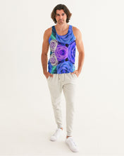 Load image into Gallery viewer, Bloomin&#39; Blues Men&#39;s Tank
