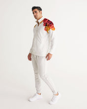 Load image into Gallery viewer, Fall Roses White Men&#39;s Track Jacket
