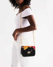 Load image into Gallery viewer, Fall Roses-Black Small Shoulder Bag

