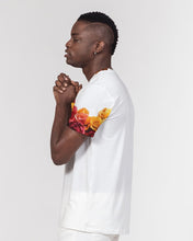 Load image into Gallery viewer, Fall Roses White Men&#39;s Everyday Pocket Tee
