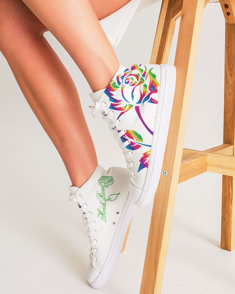LIMITED EDITION* Pride Rose 2021 Women's Hightop Canvas Shoe