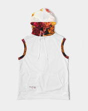 Load image into Gallery viewer, Fall Roses White Men&#39;s Premium Heavyweight Sleeveless Hoodie
