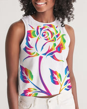 Load image into Gallery viewer, LIMITED EDITION* Pride Rose 2021 Women&#39;s Cropped Tank
