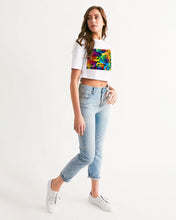 Load image into Gallery viewer, Special Edition* Tie Dye Pride 2021 Women&#39;s Cropped Tee
