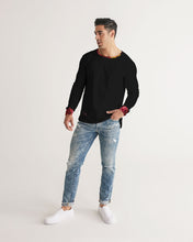 Load image into Gallery viewer, Fall Roses-Black Men&#39;s Long Sleeve Tee
