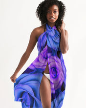 Load image into Gallery viewer, Bloomin&#39; Blue Swim Cover Up
