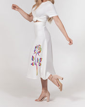 Load image into Gallery viewer, LIMITED EDITION* Pride Rose 2021 Women&#39;s A-Line Midi Skirt
