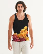 Load image into Gallery viewer, Fall Roses-Black Men&#39;s Tank
