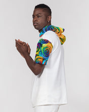 Load image into Gallery viewer, Special Edition* Tie Dye Pride 2021 Men&#39;s Premium Heavyweight Short Sleeve Hoodie
