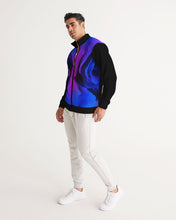 Load image into Gallery viewer, Blue&amp;Purple Rose Men&#39;s Track Jacket
