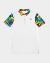 Load image into Gallery viewer, Special Edition* Tie Dye Pride 2021 Men&#39;s Slim Fit Short Sleeve Polo
