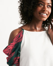 Load image into Gallery viewer, La Colora Women&#39;s Open Shoulder A-Line Dress

