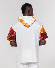 Load image into Gallery viewer, Fall Roses White Men&#39;s Premium Heavyweight Short Sleeve Hoodie
