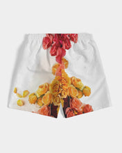 Load image into Gallery viewer, Fall Roses White Men&#39;s Swim Trunk
