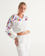 Load image into Gallery viewer, LIMITED EDITION* Pride Rose 2021 Women&#39;s Cropped Windbreaker
