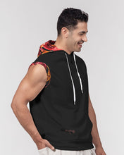 Load image into Gallery viewer, Fall Roses-Black Men&#39;s Premium Heavyweight Sleeveless Hoodie
