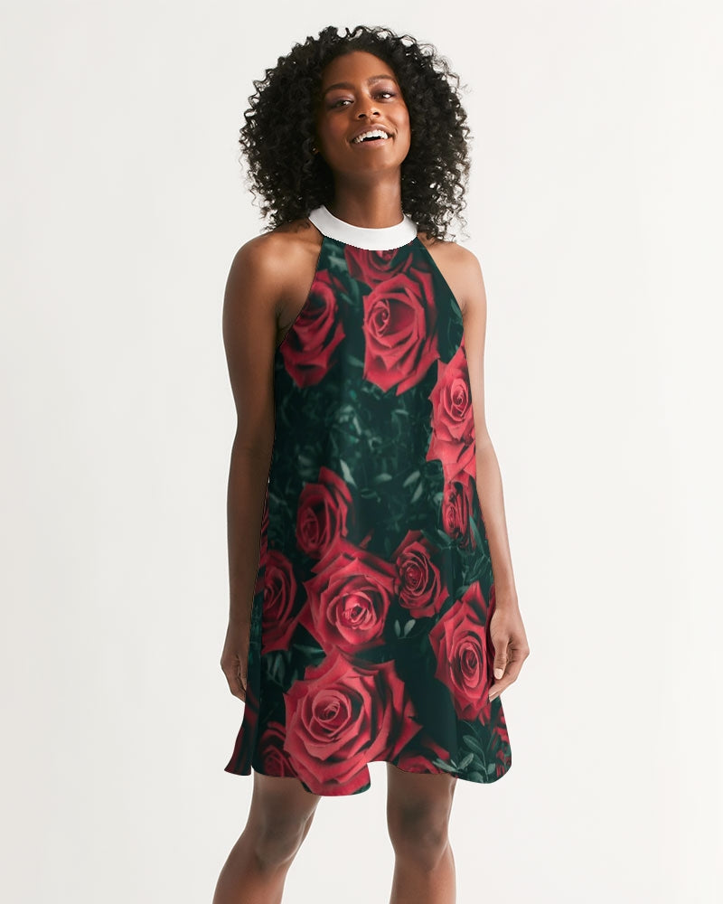 La Colora Women's Halter Dress