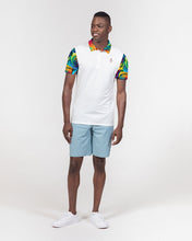 Load image into Gallery viewer, Special Edition* Tie Dye Pride 2021 Men&#39;s Slim Fit Short Sleeve Polo
