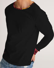 Load image into Gallery viewer, Fall Roses-Black Men&#39;s Long Sleeve Tee
