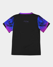 Load image into Gallery viewer, Blue&amp;Purple Rose Kids Tee
