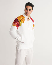 Load image into Gallery viewer, Fall Roses White Men&#39;s Track Jacket
