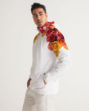 Load image into Gallery viewer, Fall Roses White Men&#39;s Windbreaker
