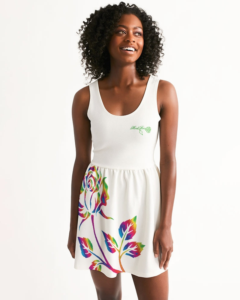 LIMITED EDITION* Pride Rose 2021 Women's Scoop Neck Skater Dress