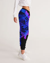 Load image into Gallery viewer, Blue&amp;Purple Rose Women&#39;s Track Pants
