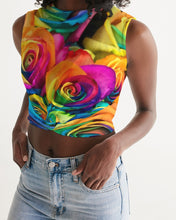 Load image into Gallery viewer, Special Edition* Tie Dye Pride 2021 Women&#39;s Twist-Front Tank
