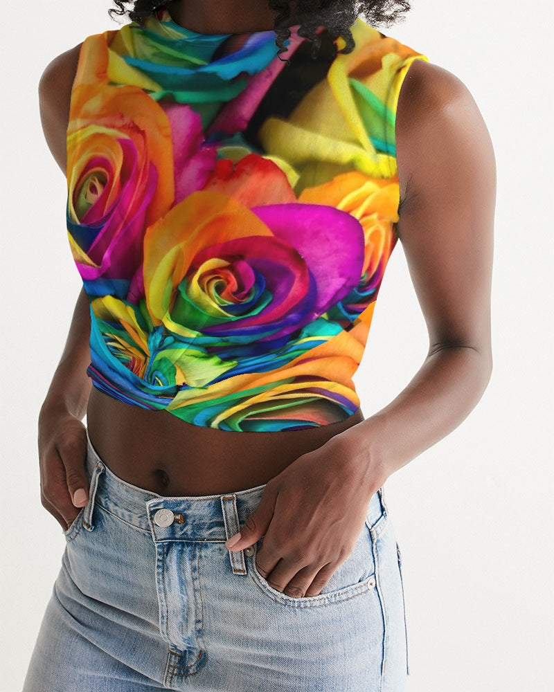 Special Edition* Tie Dye Pride 2021 Women's Twist-Front Tank