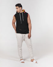 Load image into Gallery viewer, Fall Roses-Black Men&#39;s Premium Heavyweight Sleeveless Hoodie
