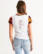 Load image into Gallery viewer, Fall Roses White Women&#39;s Tee
