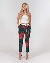 Load image into Gallery viewer, La Colora Women&#39;s Belted Tapered Pants

