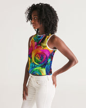 Load image into Gallery viewer, Special Edition* Tie Dye Pride 2021 Women&#39;s Cropped Tank

