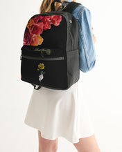 Load image into Gallery viewer, Fall Roses Small Canvas Backpack
