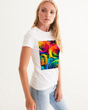 Load image into Gallery viewer, Special Edition* Tie Dye Pride 2021 Women&#39;s Graphic Tee

