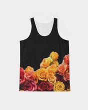 Load image into Gallery viewer, Fall Roses-Black Men&#39;s Tank

